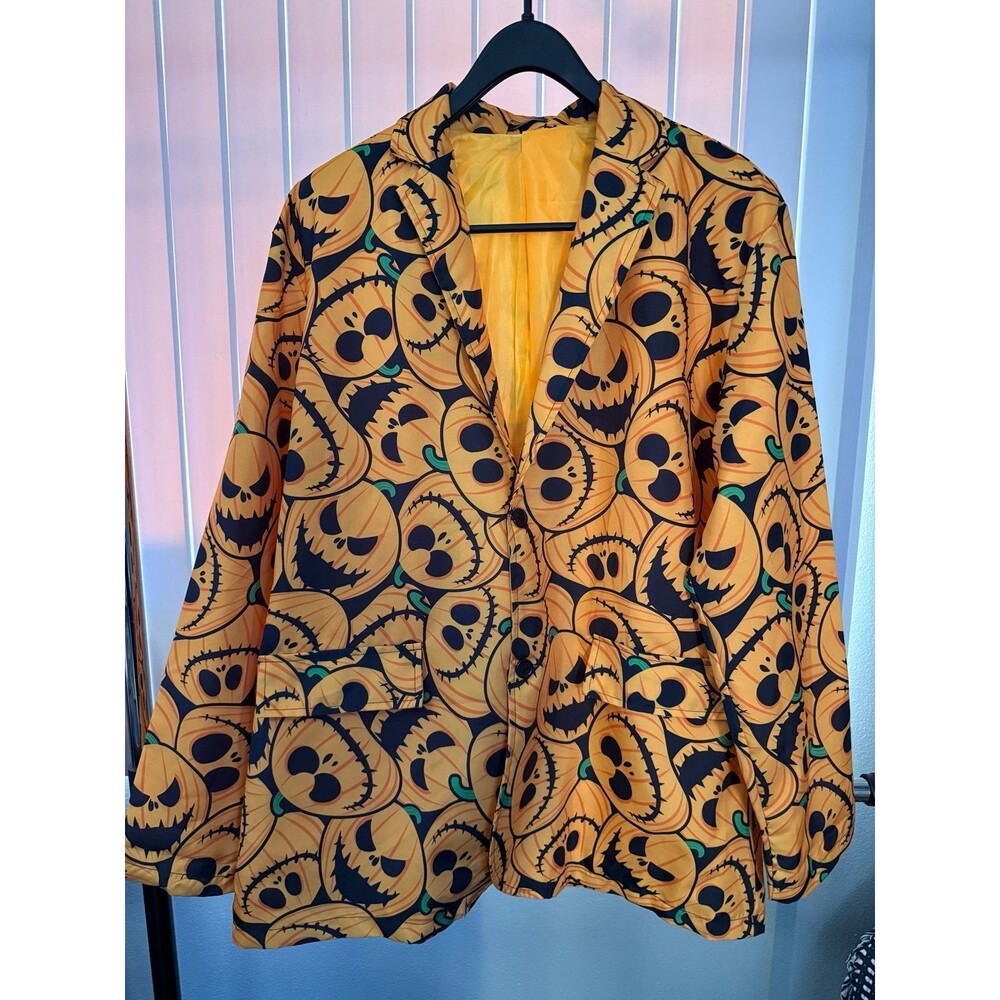 NWOT Men’s Nightmare Before Christmas Pumpkin Jack 3-Piece Suit Size X-Large